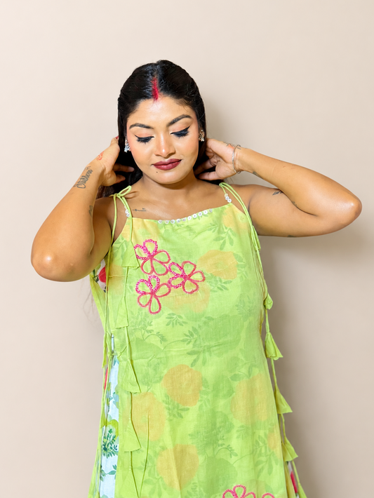 Floral Breeze Indo-Western Set