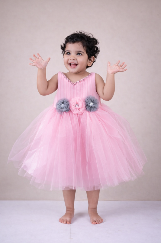Baby Girl Pink Tutu Party Frock